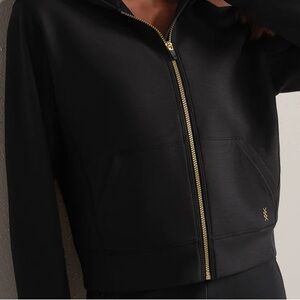 Rhone DreamGlow™ Full Zip Hoodie, Black, Small, NWT